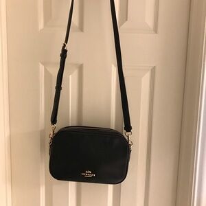 Coach Black Jamie Crossbody Bag with Gold Hardware